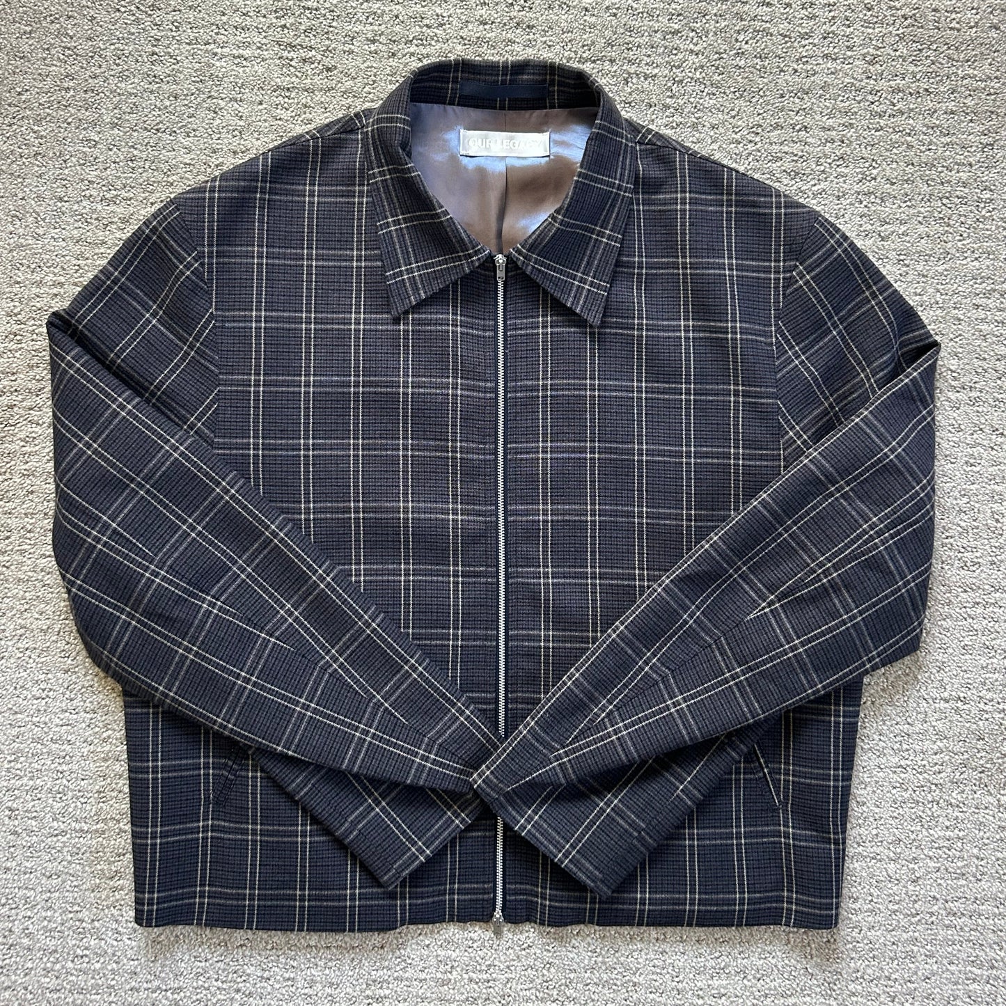Our Legacy Spring 24 Mini Jacket Dinner Date Check