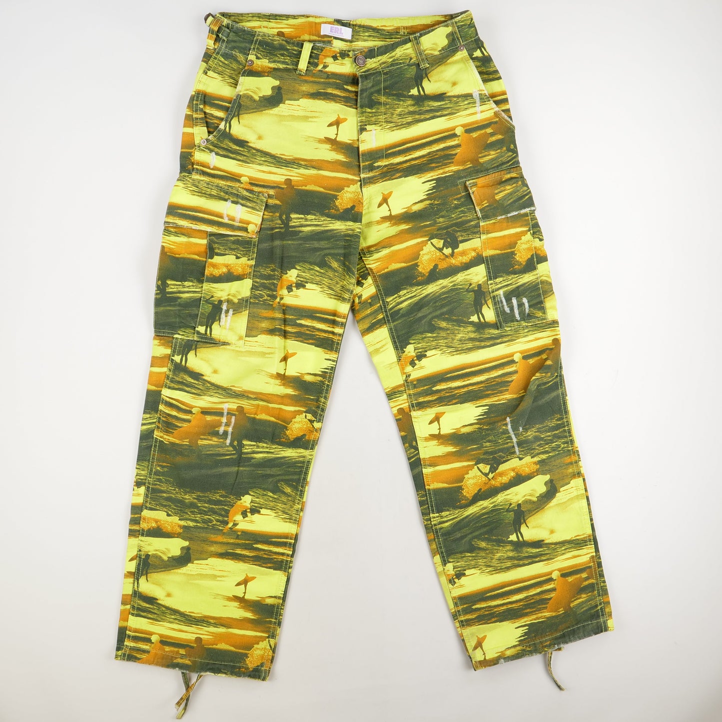 ERL Print cotton cargo pants